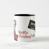 こんにちは金曜日のマグ ツートーンマグカップ (中央)