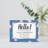 こんにちは隣人のフローラはがき ポストカード (スタンド正面)