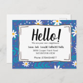 こんにちは隣人のフローラはがき ポストカード (正面/裏面)