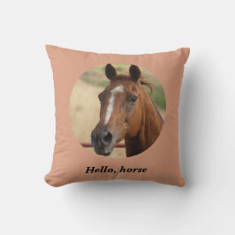 こんにちは馬および甘美な夢の馬 クッション
