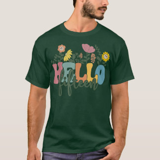 こんにちは15花Iは15歳ハッピー誕生日 Tシャツ