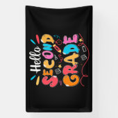 こんにちは2年生 横断幕 (縦)