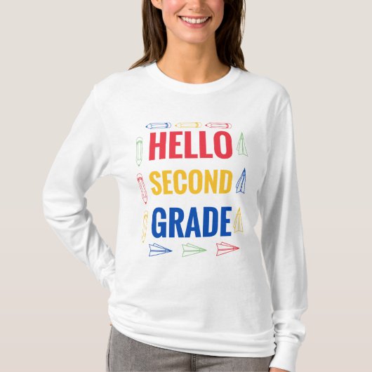 こんにちは2年生 Tシャツ (正面)