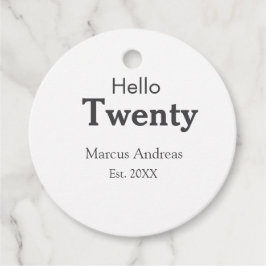 こんにちは20歳の誕生日の追加の名前のest。年の最小値の追加 フェイバータグ