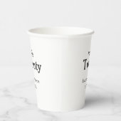 こんにちは20歳の誕生日の追加の名前のest。年の最小値の追加 紙コップ (右)