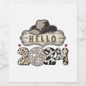 こんにちは2024西 ワインラベル (シングルラベル)