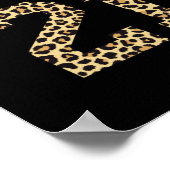 こんにちは21 |かわいい21th birthday cheetahプリント ポスター (角)