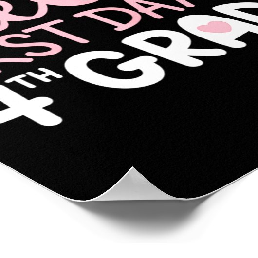 こんにちは4年生チーム4年生Sqの最初の日 ポスター (角)