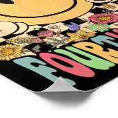 こんにちは4年生先生学生4年生バック ポスター (角)