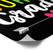 こんにちは4年生新学期おもしろいキッズギ ポスター (角)