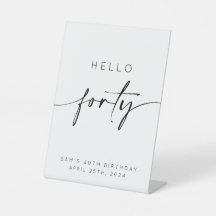 こんにちは40歳の誕生日