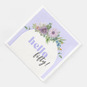 こんにちは50 – 繊細な花模様ラベンダー50日 (コーナー)