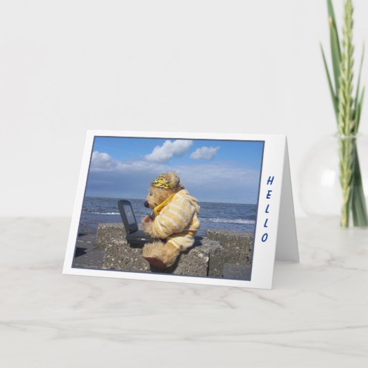 こんにちは、あなたのための郵便 カード (正面)