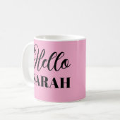 こんにちは、あなたの名前 コーヒーマグカップ (正面左)