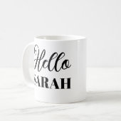 こんにちは、あなたの名前 コーヒーマグカップ (正面左)