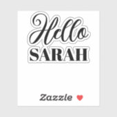 こんにちは、あなたの名前 シール (シート)