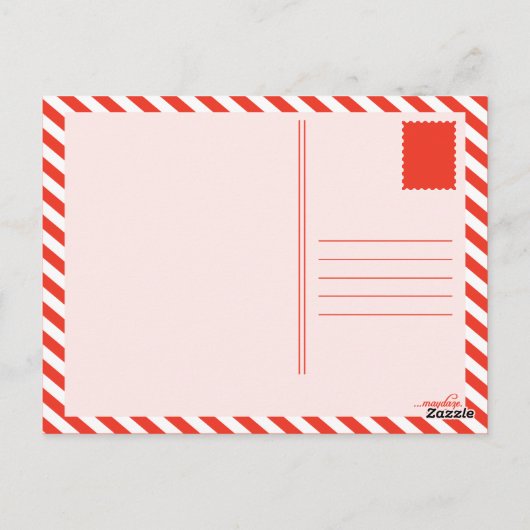 こんにちは、あなたの誕生日よ！ナメタグ ポストカード (裏面)