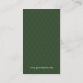 こんにちは お会いできて嬉しいです - 個人用ソーシャルプロファイル 名刺 (裏面)