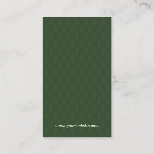 こんにちは お会いできて嬉しいです - 個人用ソーシャルプロファイル 名刺 (裏面)