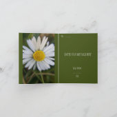 こんにちは お花のカスタマイズ可能な白いカード カード (内部)