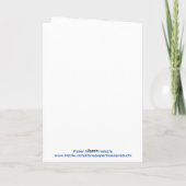 こんにちは、かぼちゃの素敵なカード 5" x 7" 折りたたみ ホリデー カード (裏面)