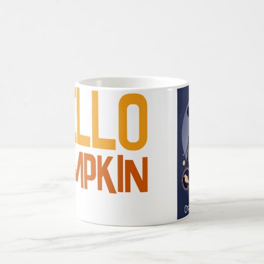 こんにちは、かぼちゃ コーヒーマグカップ (中央)