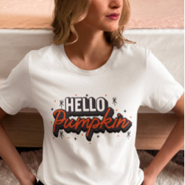 こんにちは、かぼちゃ Tシャツ