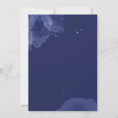 こんにちは、かわいいおばけ ハロウィン 誕生日パーティー 招待状 (裏面)