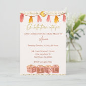 こんにちは かわいいデジタル招待状 招待状 (スタンド正面)