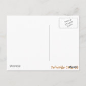 こんにちは、かわいい立リス ポストカード (裏面)