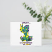 こんにちは、かわいい赤ちゃんドラゴン! ポストカード (スタンド正面)