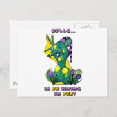 こんにちは、かわいい赤ちゃんドラゴン! ポストカード (正面/裏面)