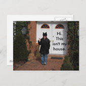 こんにちは.ここは私の家ではありません。 ポストカード (正面/裏面)