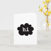 こんにちは(こんにちはこんにちは挨拶) - A2 (ポートレート) カード (黄色い花)