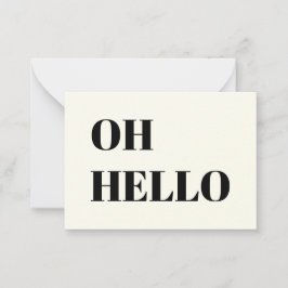 こんにちは、こんにちは、こんにちは、ブラックアイボリー アドバイスカード