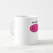 こんにちは こんにちは コーヒーマグカップ (正面左)
