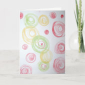 「こんにちは」と言いたかっただけです。 グリーティングカード (正面)