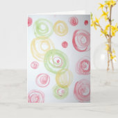 「こんにちは」と言いたかっただけです。 グリーティングカード (黄色い花)