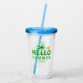 こんにちは アクリルタンブラー (裏面)