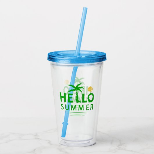 こんにちは アクリルタンブラー (裏面)