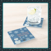 こんにちは、ウィンターワンダーランド ガラスコースター