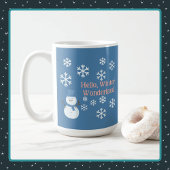 こんにちは、ウィンターワンダーランド コーヒーマグカップ