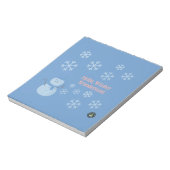 こんにちは、ウィンターワンダーランド ノートパッド (回転)