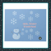 こんにちは、ウィンターワンダーランド ノートパッド