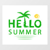 こんにちは ウィンドウサイン (シート)