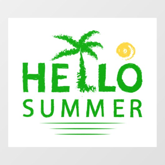 こんにちは ウィンドウサイン (シート)