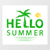 こんにちは ウィンドウサイン (シート)