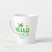 こんにちは カフェラテマグ (左アングル)