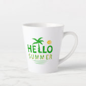 こんにちは カフェラテマグ (右)