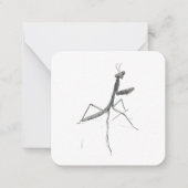 こんにちは!カマキリ ノートカード (正面)